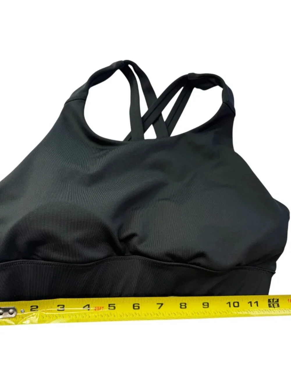 HYLETE Sports Bra Black.  Size Women's Medium Cross Back